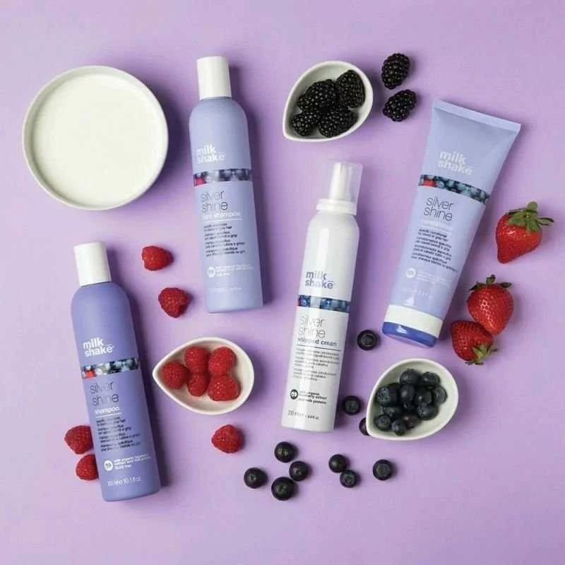 Kondicionierius šviesiems, žiliems plaukams Milk Shake Sidabrinis Shine Conditioner 250ml