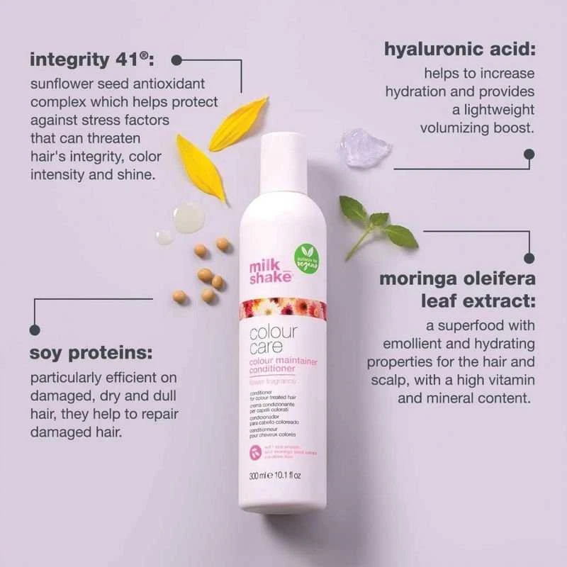 Milk Shake Color Care Colour Maintainer Maitinamasis kondicionierius dažytiems plaukams su gėlių aromatu – 300 ml