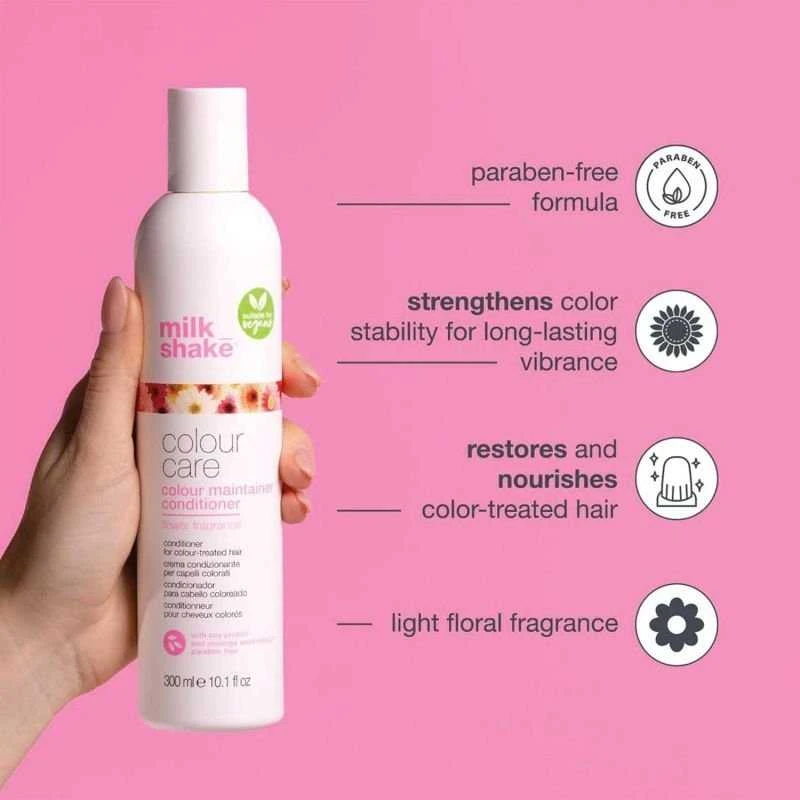Milk Shake Color Care Colour Maintainer Maitinamasis kondicionierius dažytiems plaukams su gėlių aromatu – 300 ml