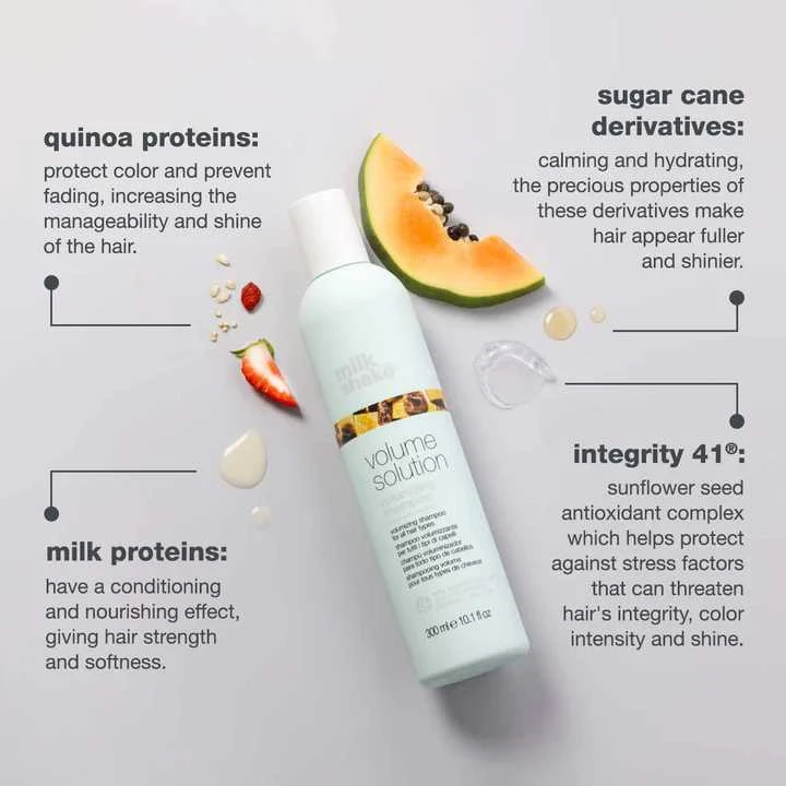 Apimties suteikiantis šampūnas Milk Shake Volume Solution Shampoo 300 ml