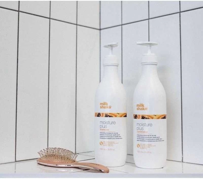 Drėkinamasis šampūnas sausiems plaukams| Milk Shake Moisture & More, 1L
