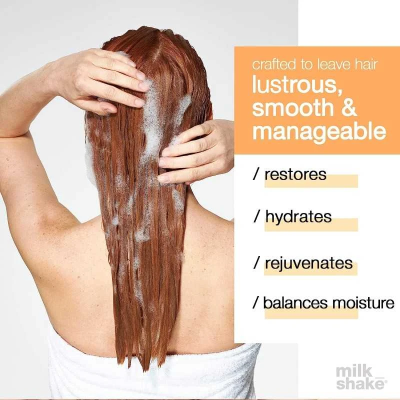 Drėkinantis šampūnas Milk Shake Moisture & More Šampūnas 300ml