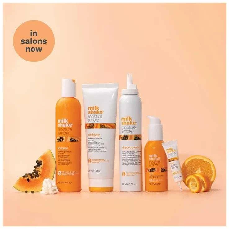 MILK_SHAKE moisture plus whipped cream drėkinamosios putos sausiems plaukams, 200ml