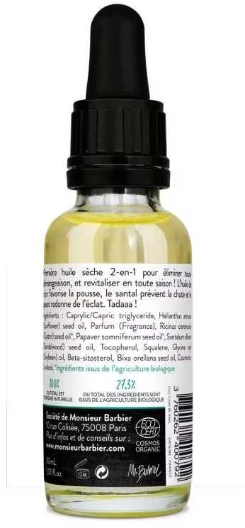 Monsieur Barbier Full 2-In-1 Care Beard Oil - Juodas Edition, 30 ml