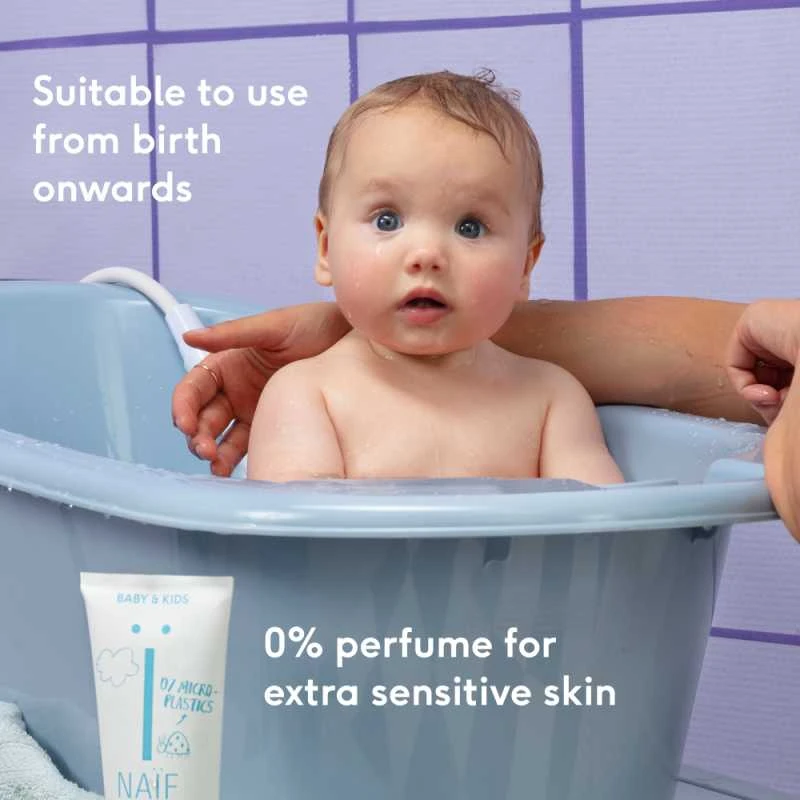 Naif Natural Skincare NAÏF Washing gel and Šampūnas 2 in 1 for children and babies (2 in 1 Šampūnas and Kūno prausiklis), 200 ml