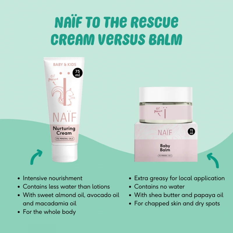 Naif Natural Skincare Naïf balzamas kūdikiams ir vaikams 75 ml