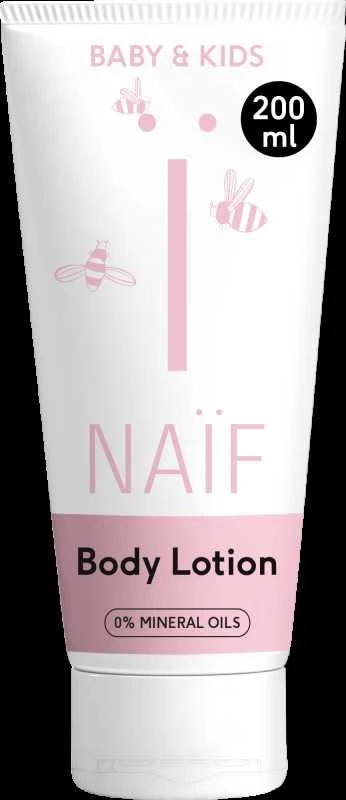 NAÏF minkštinamasis kūno losjonas vaikams ir kūdikiams Baby - Kids (Softening Losjonas kūnui) 200 ml