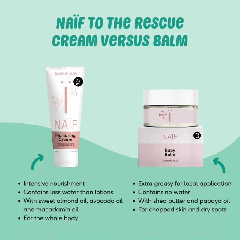 Naif Natural Skincare Naïf maitinamasis kremas kūdikiams 15 ml