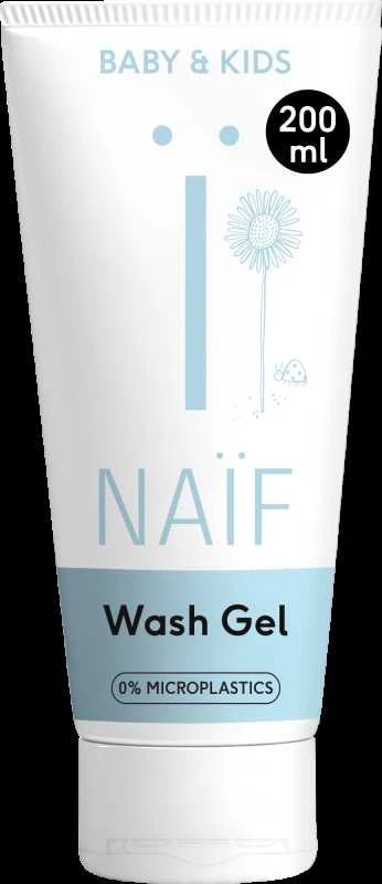 NAÏF valomasis ir prausiamasis gelis vaikams ir kūdikiams „Baby & Kids“ (valomasis prausimosi gelis), 200 ml