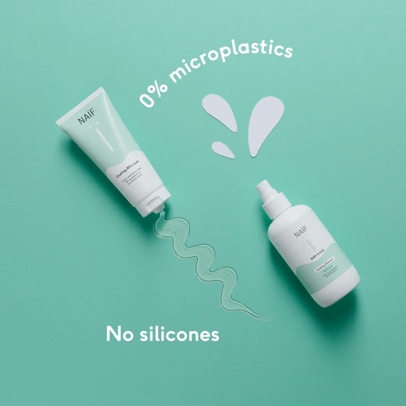 NAÏF Vaikų purškalas po saulės be kvepalų Baby - Kids (Cooling Aftersun 0% Perfume) 175 ml