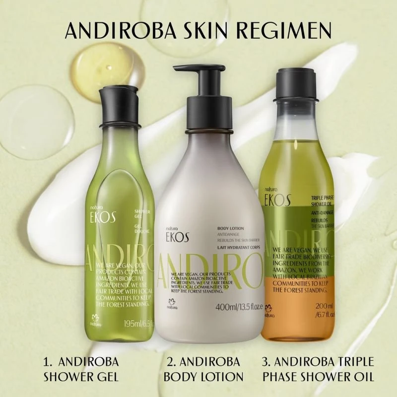 Natura Ekos Andiroba kūno prausiklis 195 ml