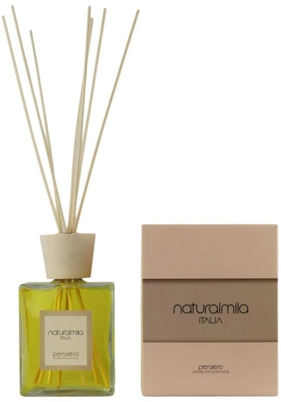 Naturalmila Italia Pensiero namų kvapas su lazdelėmis 500 ml