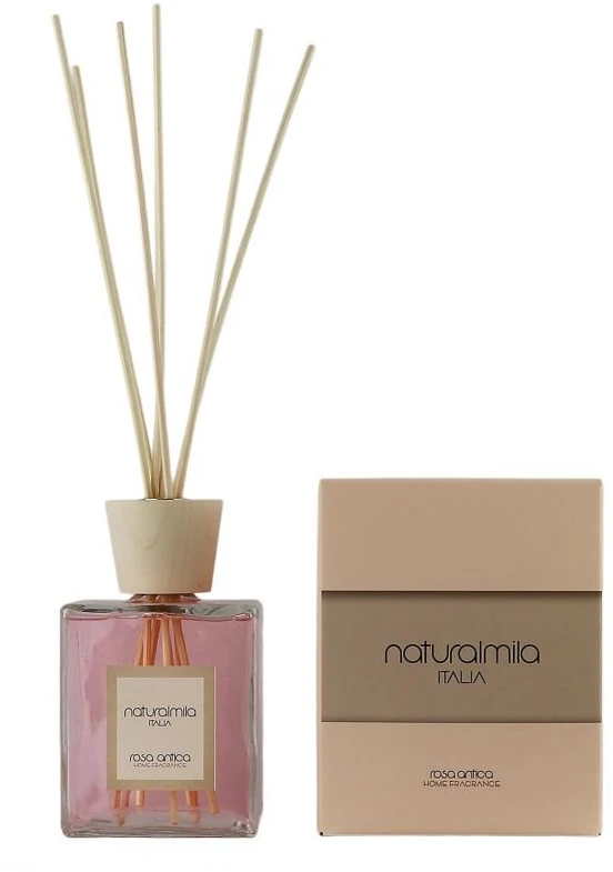 Naturalmila Italia Rosa Antica namų kvapas su lazdelėmis 250 ml
