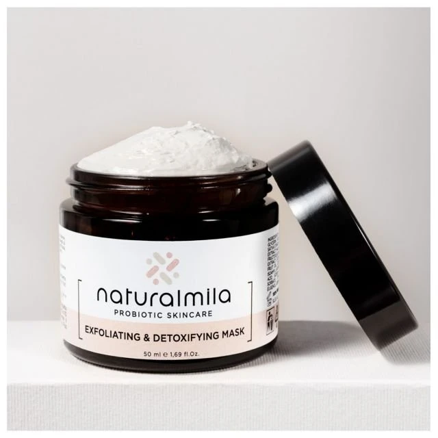 Naturalmila Probiotic Skincare Naturalmila šveičiamoji ir detoksikuojamoji veido kaukė 50 ml