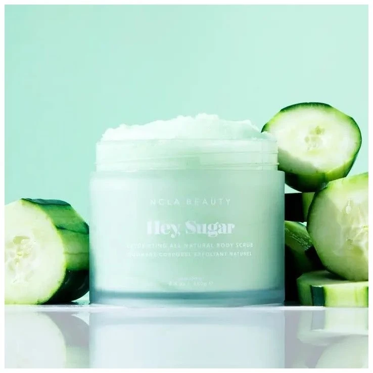 Ncla Beauty NCLA Hey Sugar Cucumber kūno šveitiklis 250 g