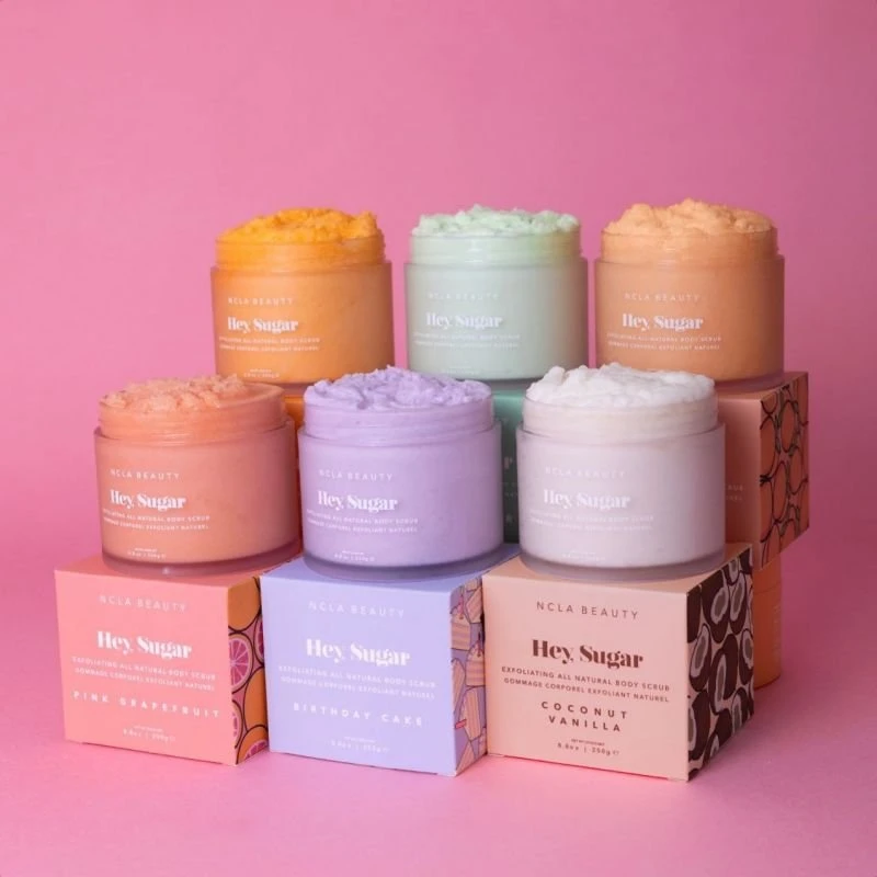 Ncla Beauty NCLA Hey Sugar Cucumber kūno šveitiklis 250 g