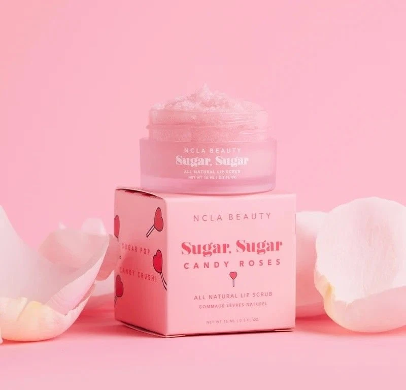 Ncla Beauty NCLA Sugar Sugar Candy Roses lūpų šveitiklis 15 ml