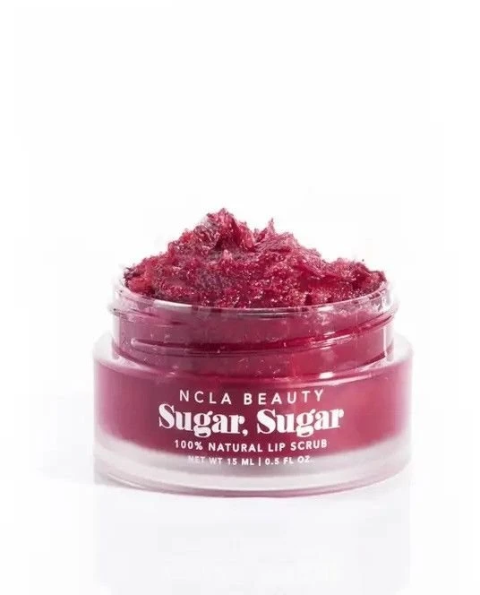Ncla Beauty NCLA Sugar Sugar Juodas Cherry lūpų šveitiklis 15 ml