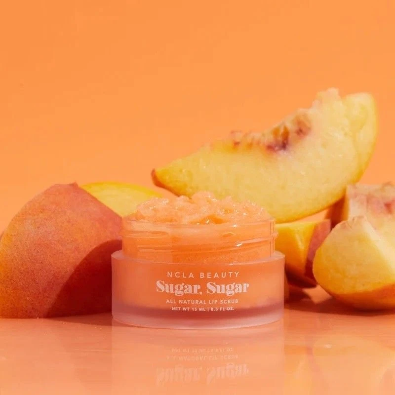 Ncla Beauty NCLA Sugar Sugar Peach lūpų šveitiklis 15 ml