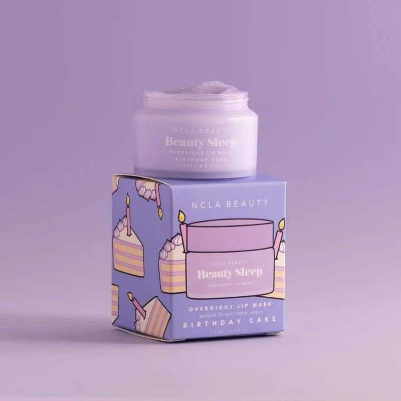 NCLA Beauty Sleep Birthday Cake lūpų kaukė 15 ml