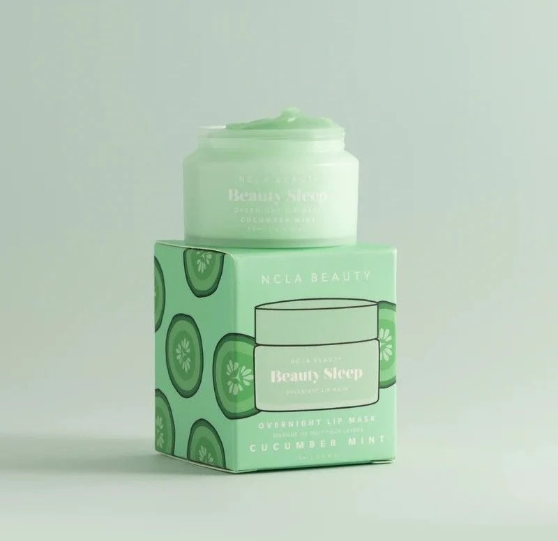 NCLA Beauty Sleep Cucumber Mint lūpų kaukė 15 ml