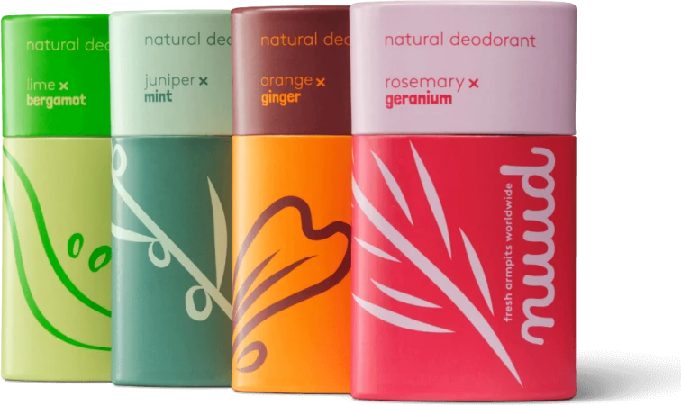 Nuud Oranžinis x Ginger natūralus dezodorantas pieštukas 45 g