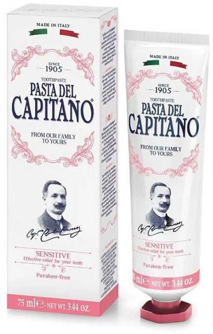 Pasta del Capitano 1905 Dantų pasta Pasta Del Capitano Sensitive Teeth, 75ml