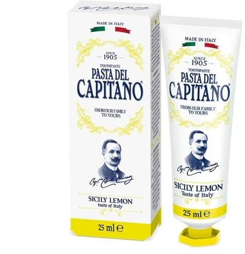 Pasta del Capitano 1905 Pasta del Capitano Sicily Lemon dantų pasta su Sicilijos citrinų ekstraktu 25 ml