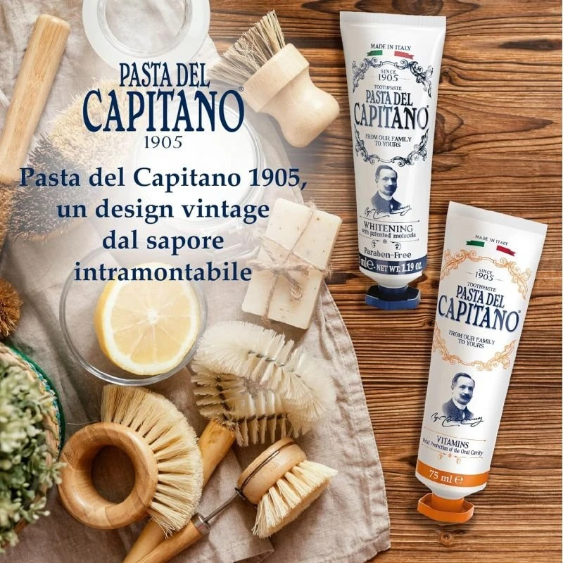 Pasta del Capitano 1905 Pasta del Capitano Whitening balinamoji dantų pasta 75 ml