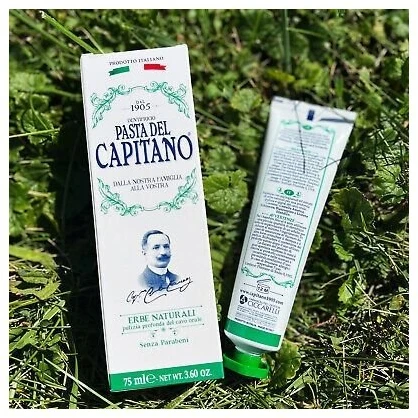 Pasta del Capitano 1905 Pasta del Capitano Natural Herbs dantų pasta su žolelių ekstraktais 25 ml
