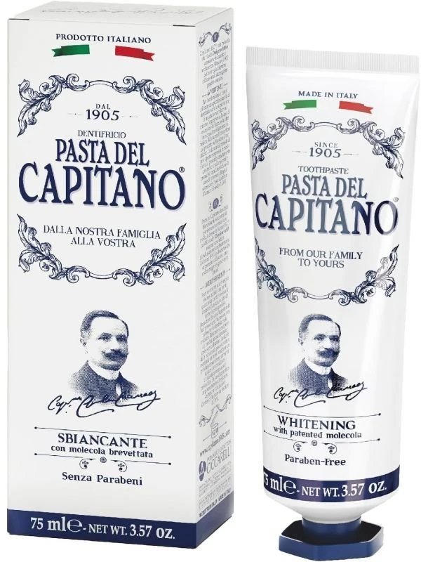 Pasta del Capitano 1905 Pasta del Capitano Whitening balinamoji dantų pasta 75 ml
