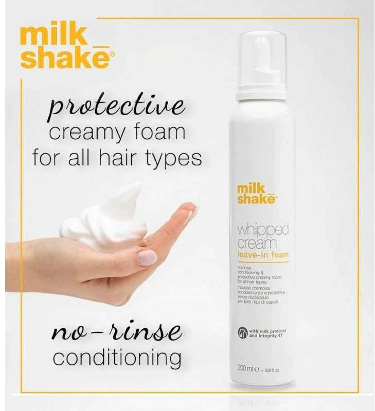 MILK_SHAKE moisture plus whipped cream drėkinamosios putos sausiems plaukams, 200ml