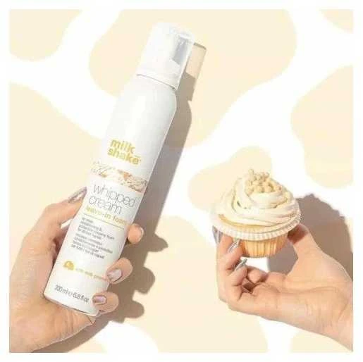 MILK_SHAKE moisture plus whipped cream drėkinamosios putos sausiems plaukams, 200ml