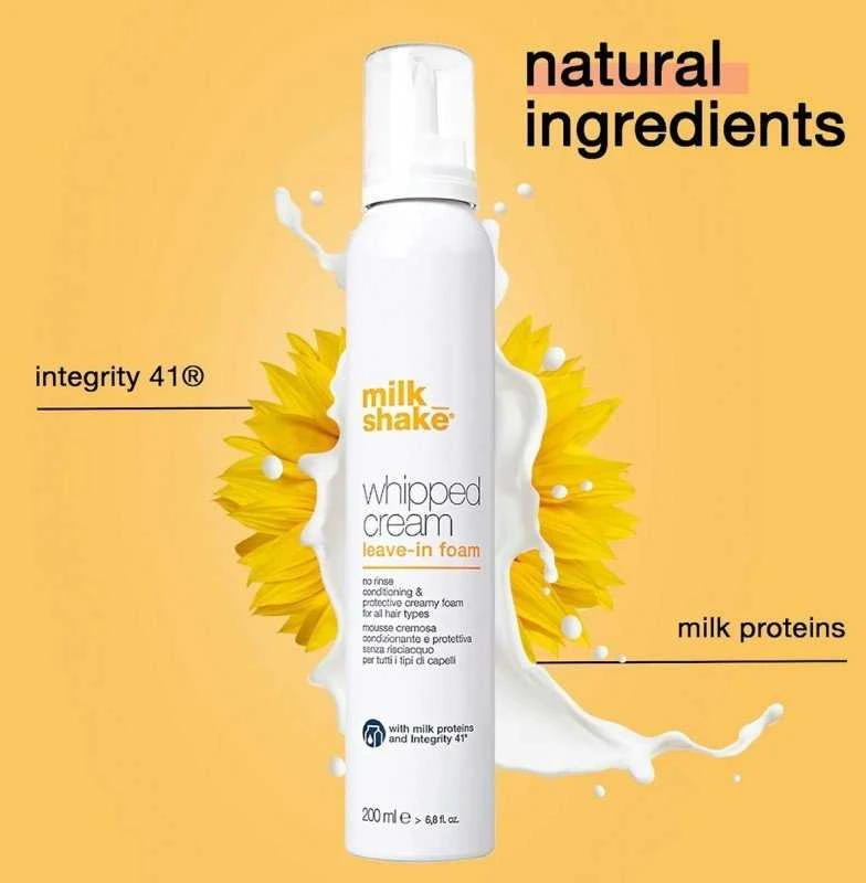 MILK_SHAKE moisture plus whipped cream drėkinamosios putos sausiems plaukams, 200ml