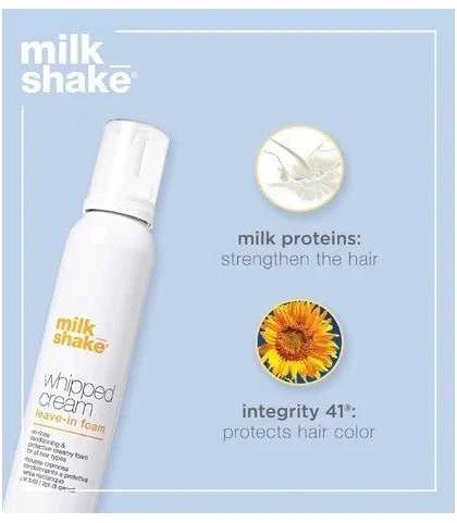 MILK_SHAKE moisture plus whipped cream drėkinamosios putos sausiems plaukams, 200ml