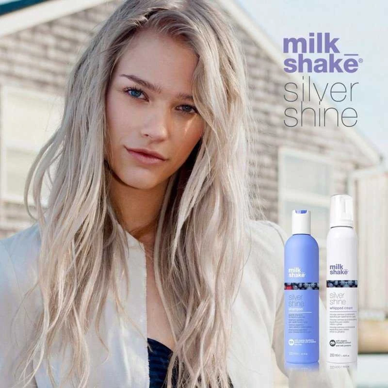 Šampūnas žiliems ir šviesiems plaukams Milk Shake Sidabrinis Shine Šampūnas 300ml