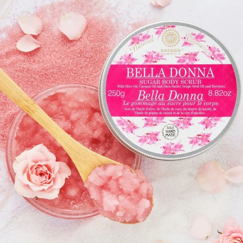 Saules Fabrika Bella Donna Sugar Scrub kūno šveitiklis 200 g