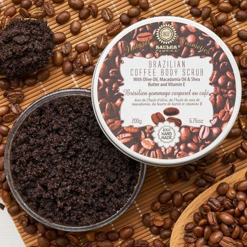 Saules Fabrika Brazilian Coffee Scrub kūno šveitiklis 200 g