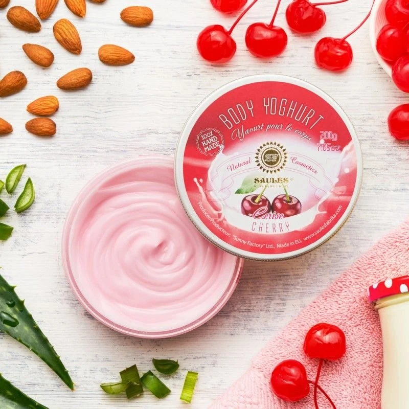 Saules Fabrika Cherry kūno jogurtas 200 g
