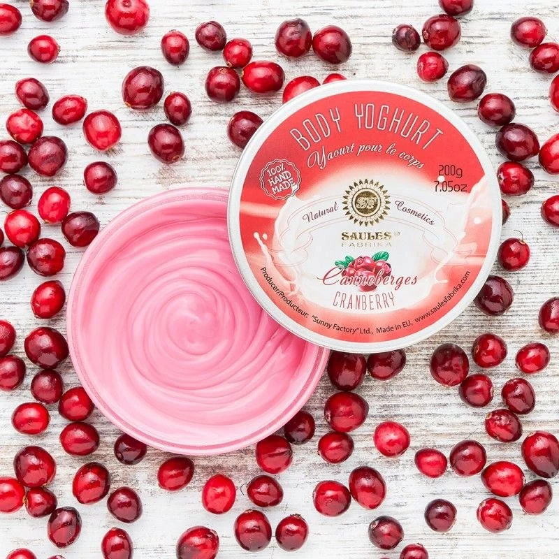 Saules Fabrika Cranberry kūno jogurtas 200 g