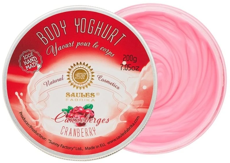 Saules Fabrika Cranberry kūno jogurtas 200 g
