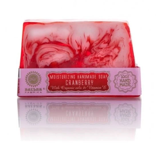 Saules Fabrika Cranberry muilas 80 g
