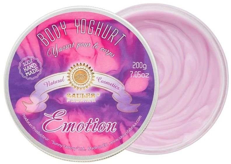 Rankų darbo kūno jogurtas Emotion, Saules Fabrika, 200g