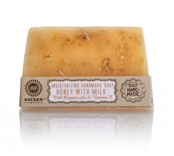 Saules Fabrika Honey And Milk muilas 80 g