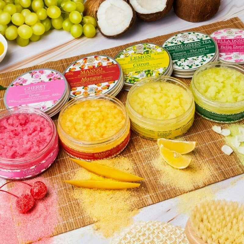 Saules Fabrika Jasmine-Žalias Tea Sugar Scrub kūno šveitiklis 200 g