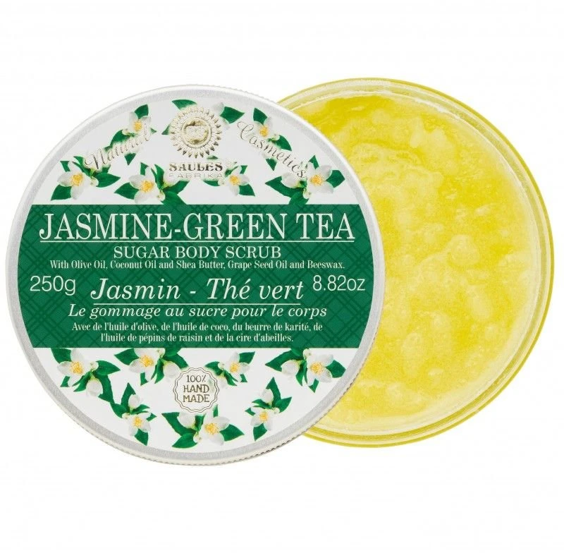 Saules Fabrika Jasmine-Žalias Tea Sugar Scrub kūno šveitiklis 200 g