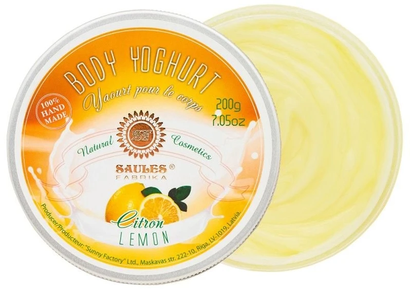 Saules Fabrika Lemon kūno jogurtas 200 g