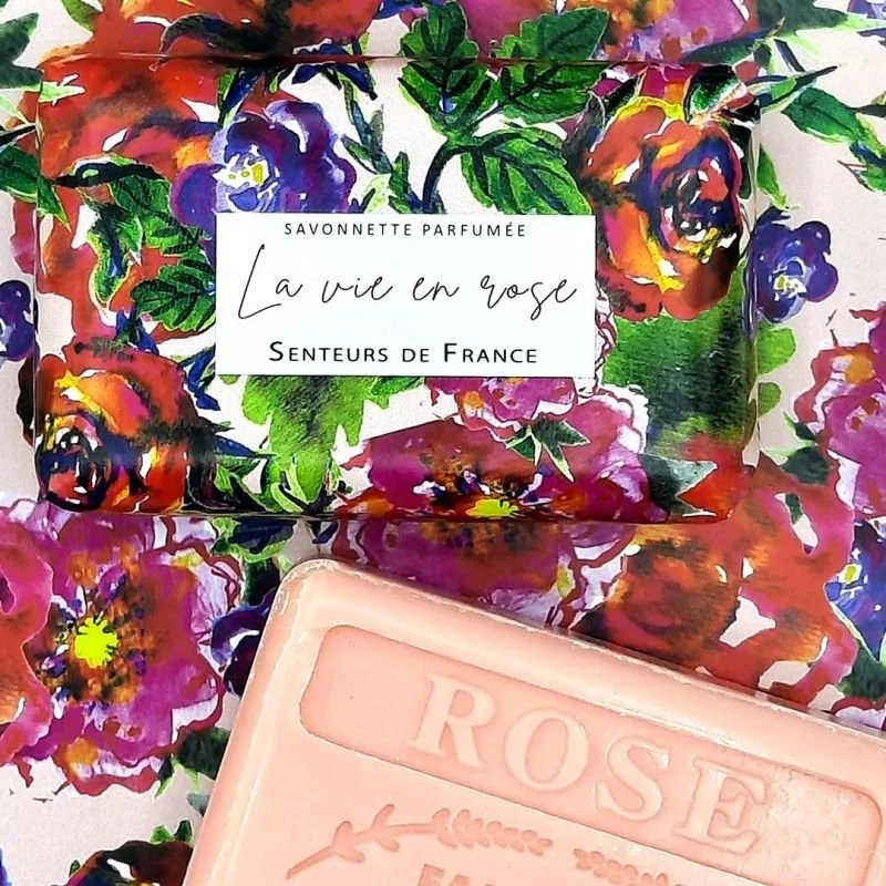 Senteurs de France Voir la Vie en Rose kvapusis muilas 125 g