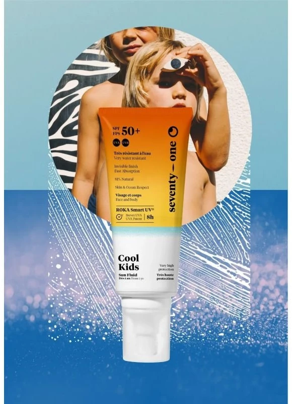 SeventyOne Percent Cool Kids SPF50+ kremas nuo saulės vaikams 100 ml