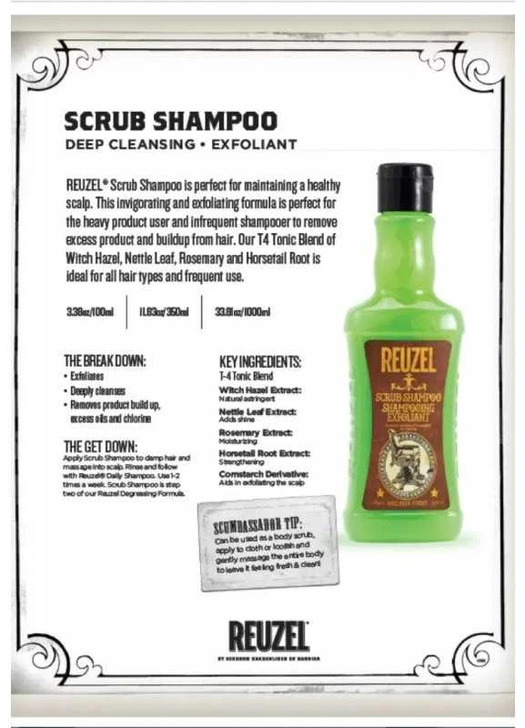 Šampūnas Reuzel Scrub, 1L
